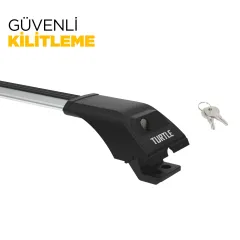 TURTLE Audi A4 Allroad (B8) Turtle Ara Atkı Taşıyıcı Bar 2008-2015 Arası Uyumlu - Turtle Tourmaline v1