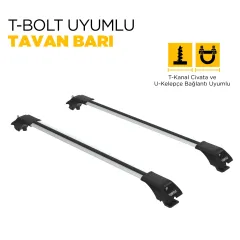 TURTLE Audi A4 Allroad (B8) Turtle Ara Atkı Taşıyıcı Bar 2008-2015 Arası Uyumlu - Turtle Tourmaline v1