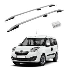 Turtle Opel Combo D 2012-2018 / Kısa Şasi Arası Uyumlu Tavan Çıtası Crown Siyah