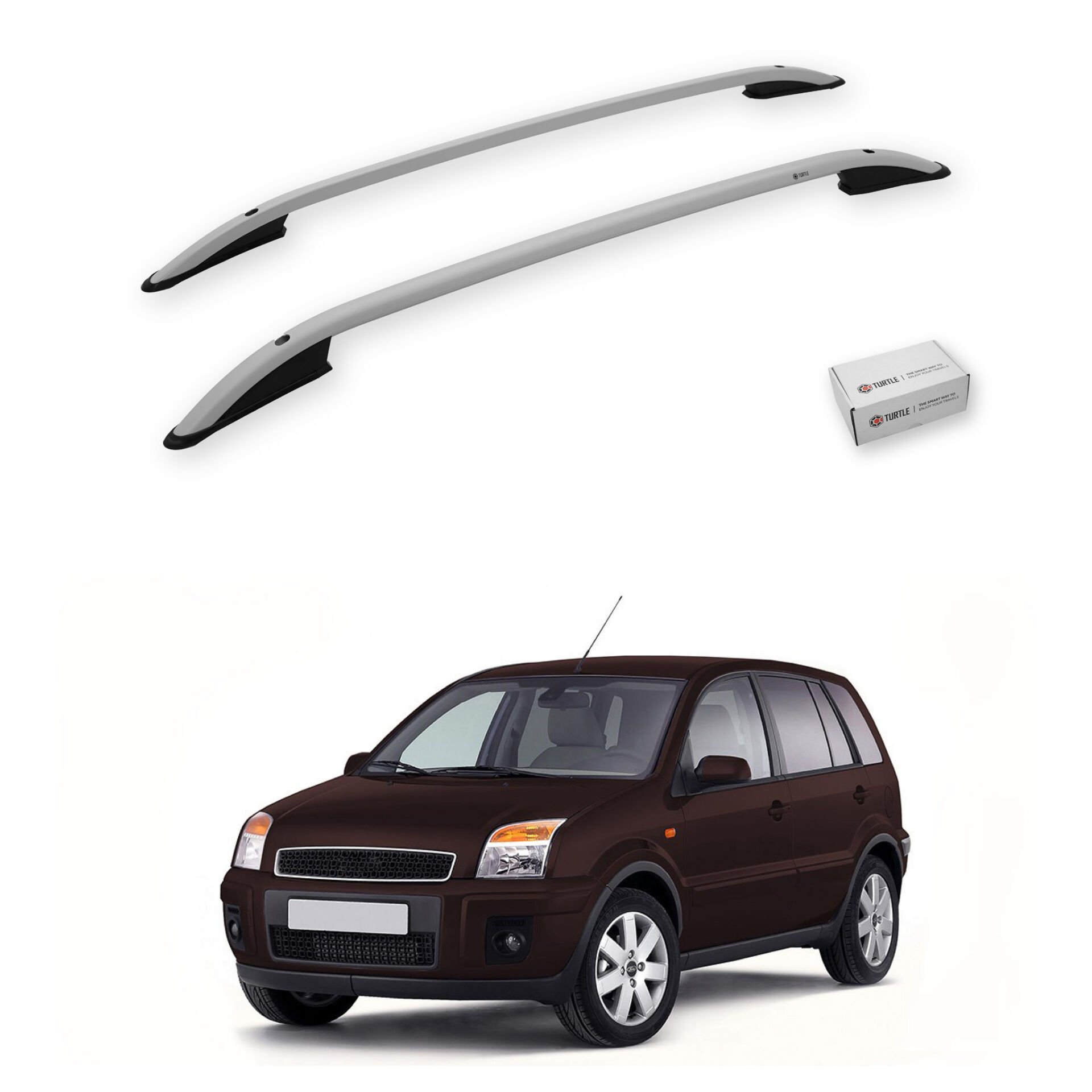 Turtle Ford Fusion 2002-2012 Arası Uyumlu Tavan Çıtası Crown Siyah