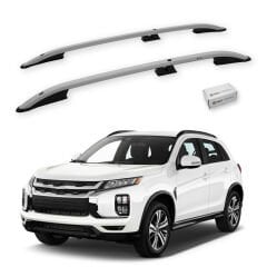 Turtle Mitsubishi Outlander Sport (Mk3) 2010-2022 Arası Uyumlu Tavan Çıtası Crown Siyah