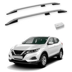 Turtle Nissan Qashqai (J11) 2014-2020 Arası Uyumlu Tavan Çıtası Crown Siyah