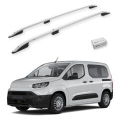 Turtle Toyota Proace City 2019-2025 / Uzun Şasi Arası Uyumlu Tavan Çıtası Crown Siyah