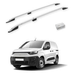 Turtle Fiat Doblo(K9) 2023-2025 / Uzun Şasi Arası Uyumlu Tavan Çıtası Crown Siyah