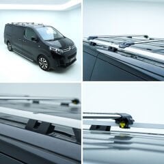 Turtle Opel Combo C 2001-2011 Arası Uyumlu Tavan Çıtası Crown Siyah