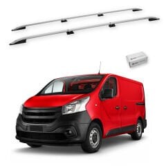 Turtle Renault Trafic (X82) 2014-2025 / Uzun Şasi Arası Uyumlu Tavan Çıtası Crown Siyah