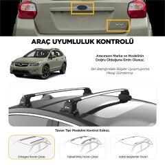 TURTLE Land Rover Range Rover Vogue (L322) Turtle Ara Atkı Taşıyıcı Bar 2002-2012 Arası Uyumlu - Turtle Air3 Gri