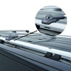 Turtle Toyota Rav4 (Xa40) 2013-2018 Arası Uyumlu Tavan Çıtası Crown Siyah