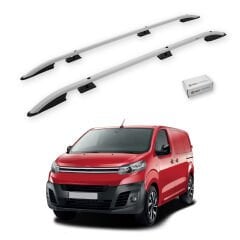 Turtle Citroen Dispatch (Mk3) 2017-2025 / Kısa Şasi Arası Uyumlu Tavan Çıtası Crown Siyah