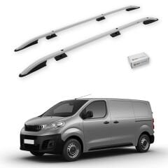 Turtle Peugeot Expert (Mk3) 2017-2025 / Kısa Şasi Arası Uyumlu Tavan Çıtası Crown Siyah