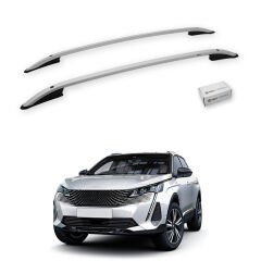 Turtle Peugeot 3008 (P84) 2017-2024 Arası Uyumlu Tavan Çıtası Crown Siyah