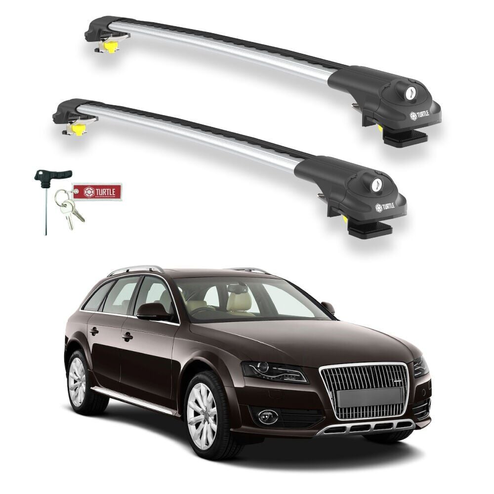 TURTLE Audi A4 Allroad (B8) Turtle Ara Atkı Taşıyıcı Bar 2008-2015 Arası Uyumlu - Turtle Air1
