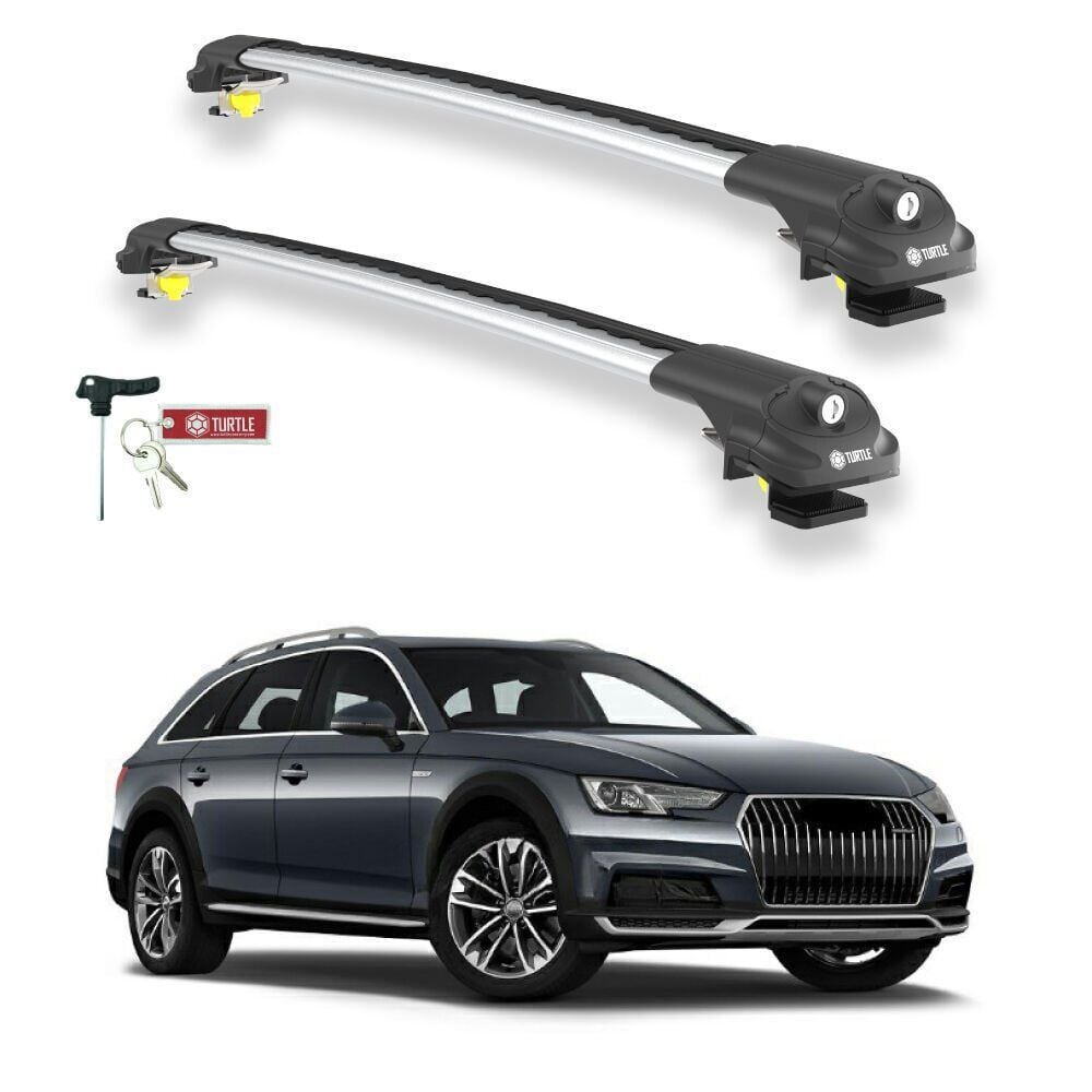 TURTLE Audi A4 Allroad (B9) Turtle Ara Atkı Taşıyıcı Bar 2016-2025 Arası Uyumlu - Turtle Air1
