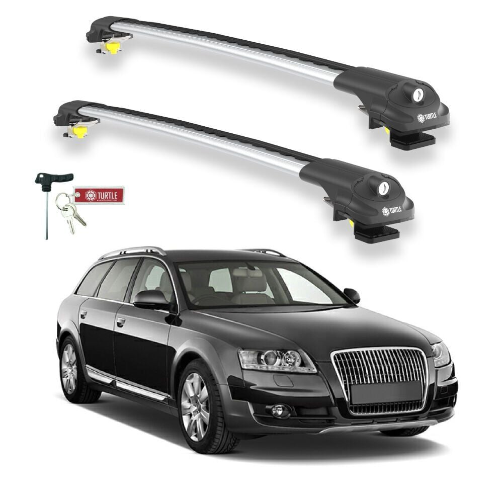 TURTLE Audi A6 Allroad (C7) Turtle Ara Atkı Taşıyıcı Bar 2012-2018 Arası Uyumlu - Turtle Air1