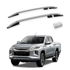 Turtle Mitsubishi L200 (Mk5) 2015-2025 Arası Uyumlu Tavan Çıtası Crown Siyah