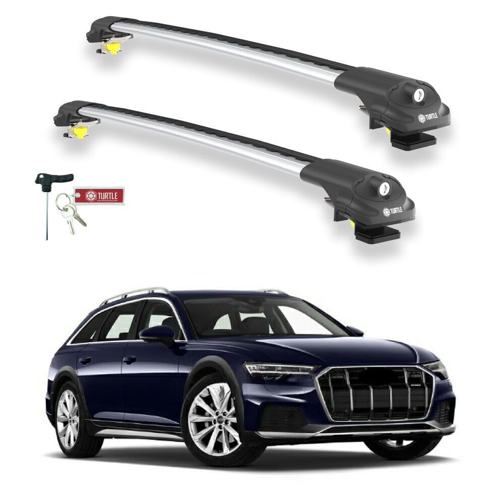 TURTLE Audi A6 Allroad (C8) Turtle Ara Atkı Taşıyıcı Bar 2019-2025 Arası Uyumlu - Turtle Air1