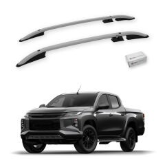 Turtle Mitsubishi Triton (Mk5) 2015-2025 Arası Uyumlu Tavan Çıtası Crown Siyah