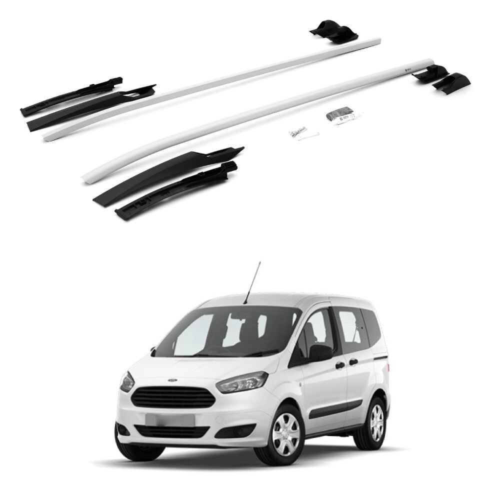 Turtle Ford Courier 2014-2023 Arası Uyumlu Tavan Çıtası Hawk Siyah