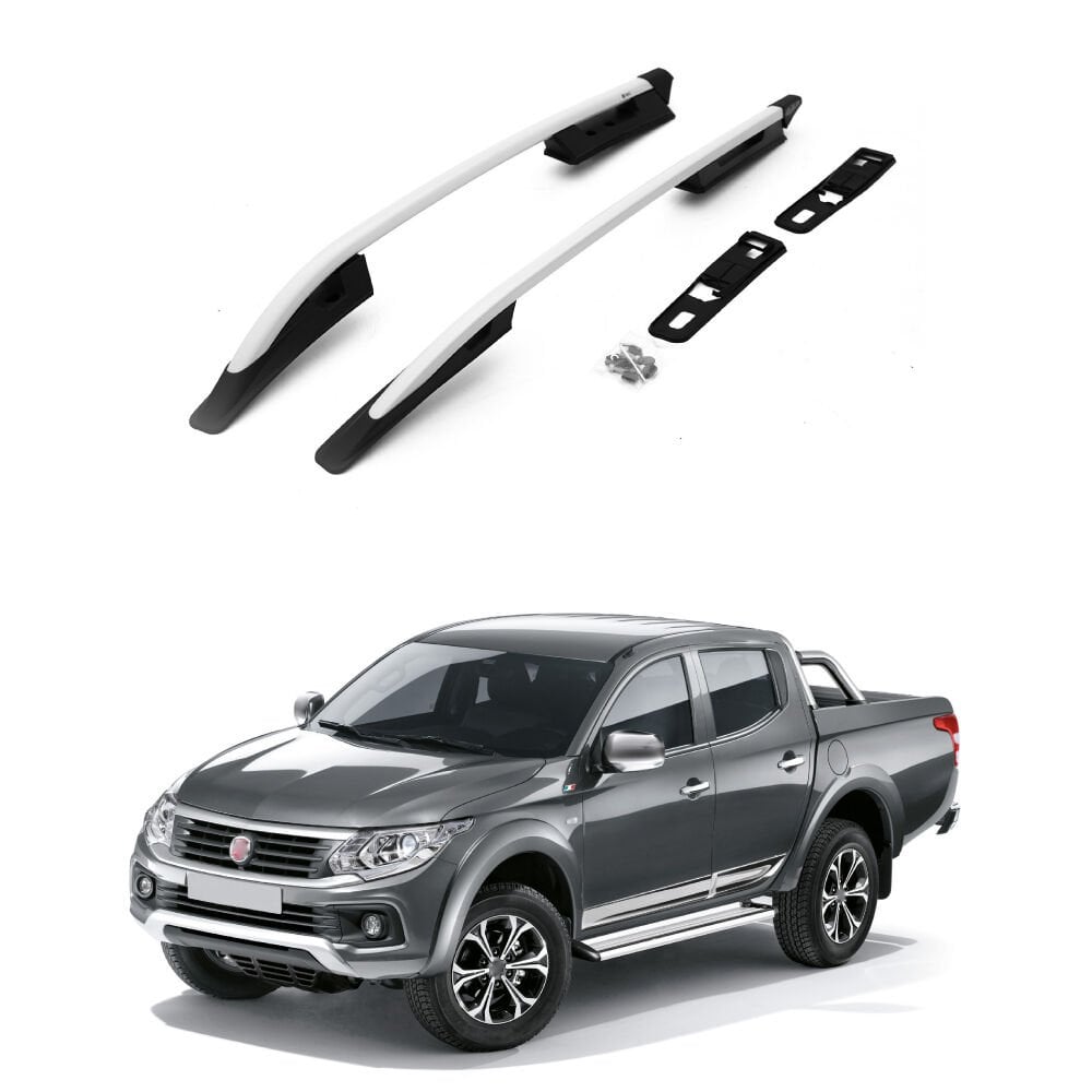 Turtle Fiat Fullback 2016-2020 Arası Uyumlu Tavan Çıtası Falcon Siyah