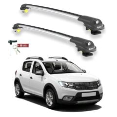 TURTLE Dacia Sandero Stepway (B8) Turtle Ara Atkı Taşıyıcı Bar 2013-2020 Arası Uyumlu - Turtle Air1