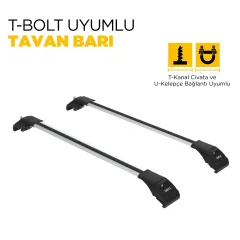 TURTLE Peugeot 5008 (T87) Turtle Ara Atkı Taşıyıcı Bar 2017-2024 Arası Uyumlu - Turtle Tourmaline v2