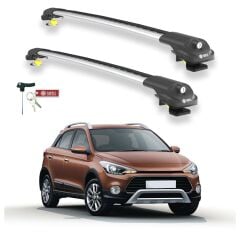 TURTLE Hyundai İ20 Active (Gb) Turtle Ara Atkı Taşıyıcı Bar 2015-2018 Arası Uyumlu - Turtle Air1