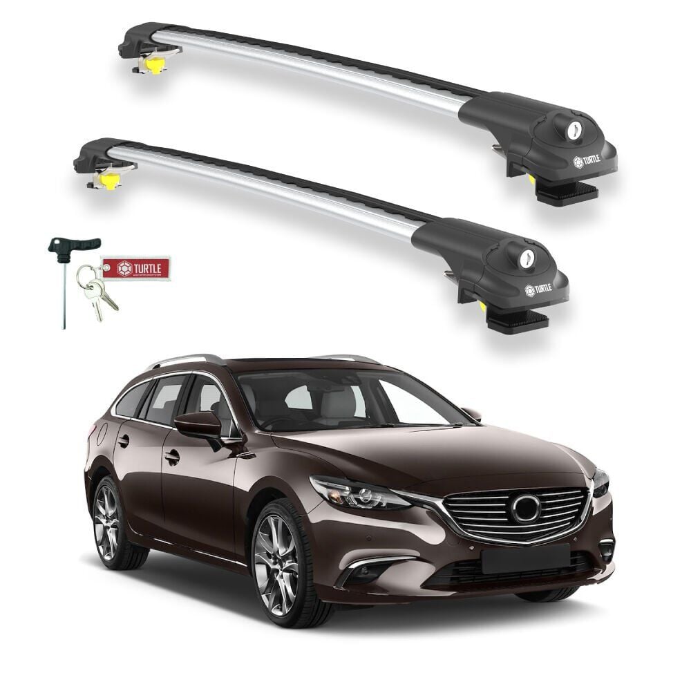 TURTLE Mazda 6 (Gj1/Gl) Turtle Ara Atkı Taşıyıcı Bar 2013-2022 Arası Uyumlu - Turtle Air1