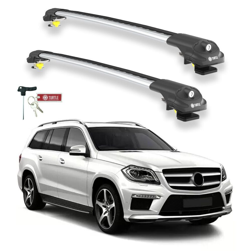 TURTLE Mercedes-Benz Gl-Class (X166) Turtle Ara Atkı Taşıyıcı Bar 2013-2019 Arası Uyumlu - Turtle Air1