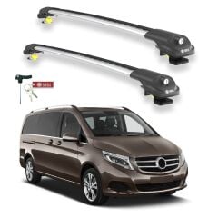 TURTLE Mercedes-Benz V-Class (W447) Turtle Ara Atkı Taşıyıcı Bar 2015-2025 Arası Uyumlu - Turtle Air1