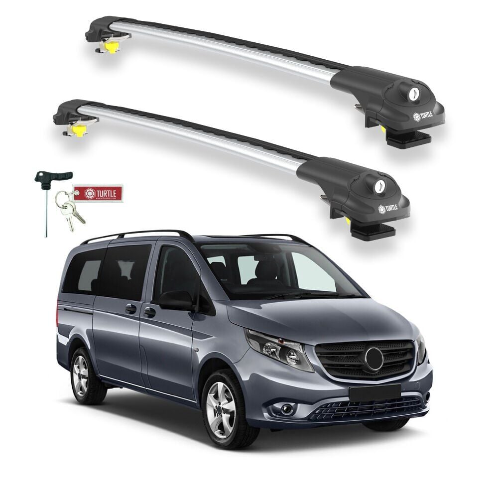 TURTLE Mercedes-Benz Vito (W447) Turtle Ara Atkı Taşıyıcı Bar 2015-2025 Arası Uyumlu - Turtle Air1