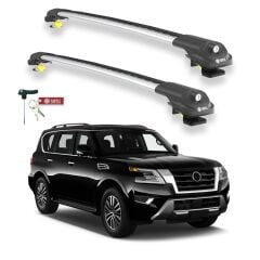 TURTLE Nissan Armada (Y62) Turtle Ara Atkı Taşıyıcı Bar 2017-2025 Arası Uyumlu - Turtle Air1