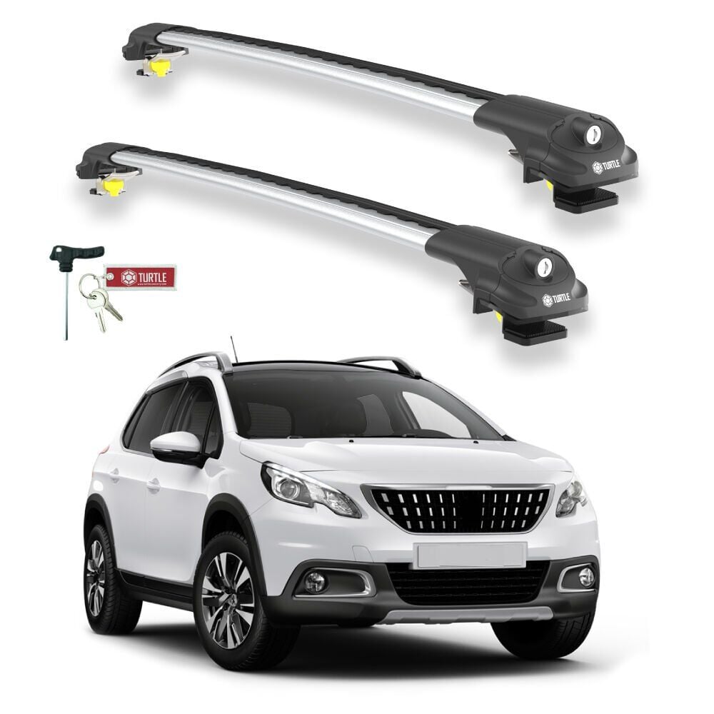 TURTLE Peugeot 2008 Turtle Ara Atkı Taşıyıcı Bar 2013-2019 Arası Uyumlu - Turtle Air1