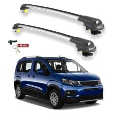 TURTLE Peugeot Rifter Turtle Ara Atkı Taşıyıcı Bar 2019-2025 Arası Uyumlu - Turtle Air1