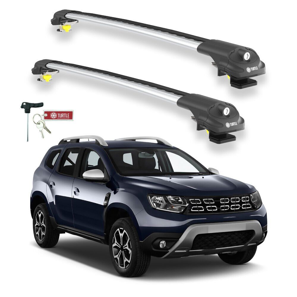 TURTLE Renault Duster (Hm) Turtle Ara Atkı Taşıyıcı Bar 2018-2023 Arası Uyumlu - Turtle Air1