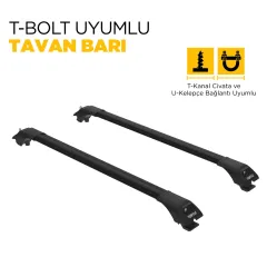 TURTLE Cupra Formentor Turtle Ara Atkı Taşıyıcı Bar 2020-2025 Arası Uyumlu - Turtle Tourmaline v1 Siyah