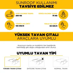 TURTLE Cupra Formentor Turtle Ara Atkı Taşıyıcı Bar 2020-2025 Arası Uyumlu - Turtle Tourmaline v1 Siyah