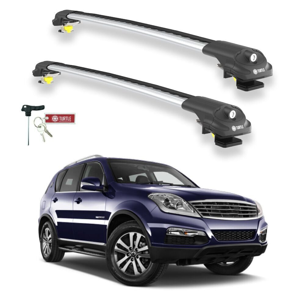 TURTLE Ssangyong Rexton W (Y290) Turtle Ara Atkı Taşıyıcı Bar 2013-2017 Arası Uyumlu - Turtle Air1