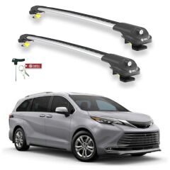 TURTLE Toyota Sienna (Xl40) Turtle Ara Atkı Taşıyıcı Bar 2021-2025 Arası Uyumlu - Turtle Air1