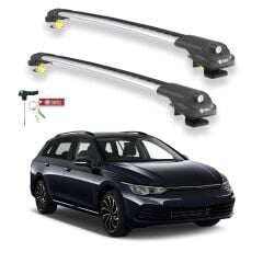TURTLE Volkswagen Golf Variant (Mk7-5G) Turtle Ara Atkı Taşıyıcı Bar 2012-2020 Arası Uyumlu - Turtle Air1