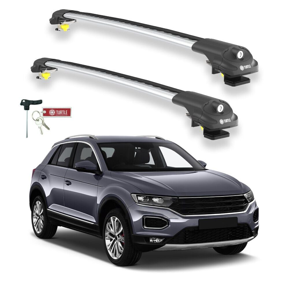 TURTLE Volkswagen T-Roc Turtle Ara Atkı Taşıyıcı Bar 2017-2025 Arası Uyumlu - Turtle Air1