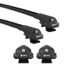TURTLE Renault Scenic X-Mod Turtle Ara Atkı Taşıyıcı Bar 2012-2019 Arası Uyumlu - Turtle Air1 Siyah