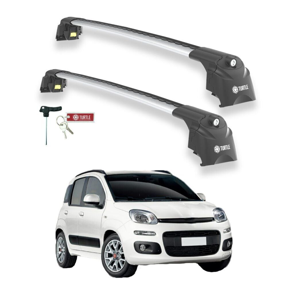TURTLE Fiat Panda (319) Turtle Ara Atkı Taşıyıcı Bar 2012-2021 Arası Uyumlu - Turtle Air2