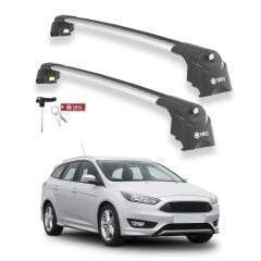 TURTLE Ford Focus Estate (C346) Turtle Ara Atkı Taşıyıcı Bar 2011-2018 Arası Uyumlu - Turtle Air2