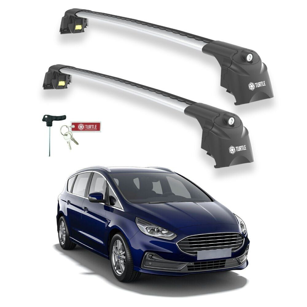 TURTLE Ford S-Max Turtle Ara Atkı Taşıyıcı Bar 2015-2022 Arası Uyumlu - Turtle Air2
