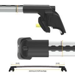 TURTLE Ford S-Max Turtle Ara Atkı Taşıyıcı Bar 2015-2022 Arası Uyumlu - Turtle Air2