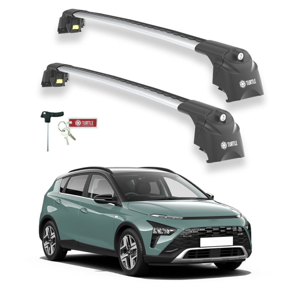 TURTLE Hyundai Bayon (Bc3 Cuv) Turtle Ara Atkı Taşıyıcı Bar 2021-2025 Arası Uyumlu - Turtle Air2