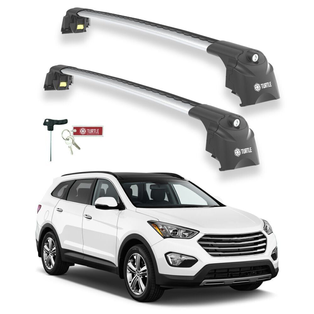 TURTLE Hyundai Santa Fe (Dm) Turtle Ara Atkı Taşıyıcı Bar 2013-2018 Arası Uyumlu - Turtle Air2