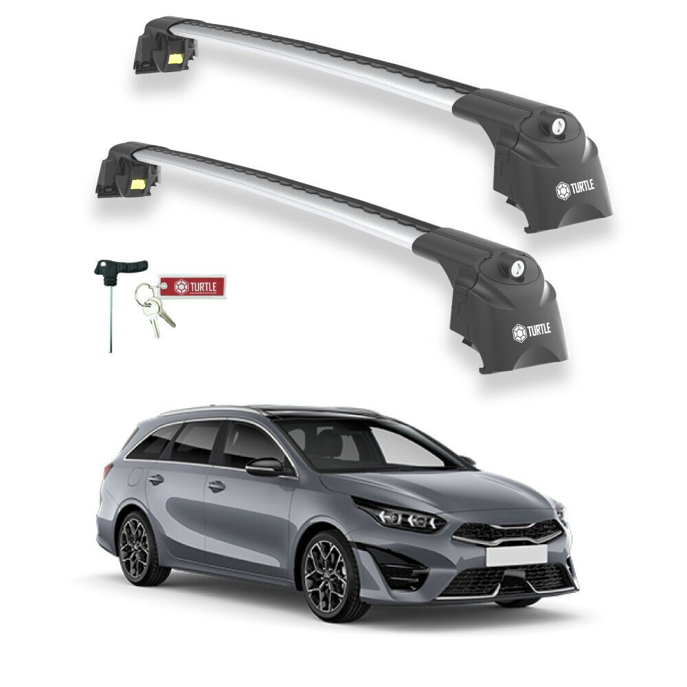 TURTLE Kia Ceed Sportswagon (Cd) Turtle Ara Atkı Taşıyıcı Bar 2019-2025 Arası Uyumlu - Turtle Air2