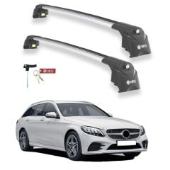 TURTLE Mercedes-Benz C-Class (S205) Turtle Ara Atkı Taşıyıcı Bar 2015-2021 Arası Uyumlu - Turtle Air2