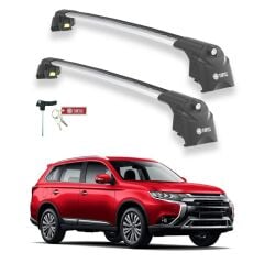TURTLE Mitsubishi Outlander (Mk3) Turtle Ara Atkı Taşıyıcı Bar 2013-2021 Arası Uyumlu - Turtle Air2
